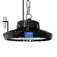 Saturn LED High Bay met daglichtsensor - Dimbaar - 90 Watt 17.100 lumen (190lm/W) - 5700K daglicht wit - 120° - IP65 - Bridgelux LED's - thumbnail