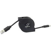 Renkforce USB-kabel USB 2.0 USB-A stekker, Apple Lightning stekker 0,80 m zwart RF-4352330 - thumbnail