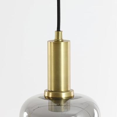 Light & Living Hanglamp 'Lekar' Ø21cm, Antiek Brons/Smoke Light & Living Hanglamp 'Lekar' Ø21cm, Antiek Brons/Smoke