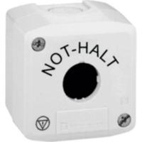 Schneider Electric XALK01 Lege behuizing 1 inbouwplaats (b x h x d) 68 x 68 x 53 mm NOT-HALT Geel, Lichtgrijs 1 stuk(s) - thumbnail