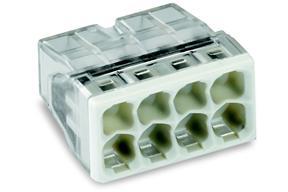 WAGO 2273-208-50 2273 Lasklem Flexibel: 0.5-2.5 mm² Massief: 0.5-2.5 mm² Aantal polen: 8 50 stuk(s) Transparant, Lichtgrijs Box WAGO 2273-208-50 2273 Lasklem Flexibel: 0.5-2.5 mm² Massief: 0.5-2.5 mm² Aantal polen: 8 50 stuk(s) Transparant, Lichtgrijs Box