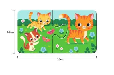 Ravensburger puzzel Dieren en hun kinderen 9x2 stukjes