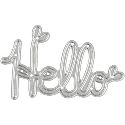 Creativ Company Snijmal, hello, afm 59x36 mm, 1 stuk
