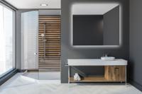 Spiegel Gliss Design Backlight LED Verlichting 70cm En Spiegelverwarming - thumbnail