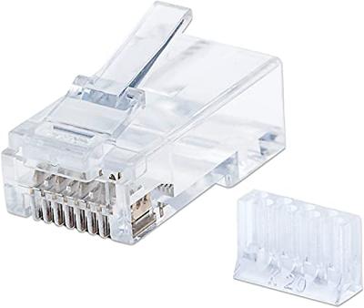 Intellinet Kabel Intellinet verpakking van 90 stuks Cat6 modulaire RJ45-stekkers UTP 3-voudige klem voor massieve draad 90 stekkers in pot 790604 Krimpcontact Intellinet Kabel Intellinet verpakking van 90 stuks Cat6 modulaire RJ45-stekkers UTP 3-voudige klem voor massieve draad 90 stekkers in pot 790604 Krimpcontact
