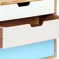 Nachtkastje 47x35x63 cm massief mangohout - thumbnail