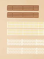 Auhagen 42 557 H0 Houten hek Kunststof model - thumbnail