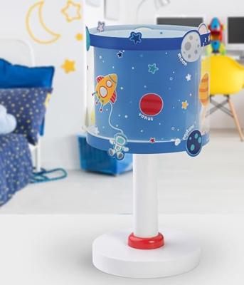 Dalber tafellamp Planets glow in the dark 30 cm blauw