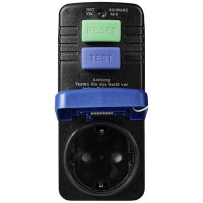 Sygonix SY-5732396 PRCD-tussenstekker 230 V/AC Zwart IP54
