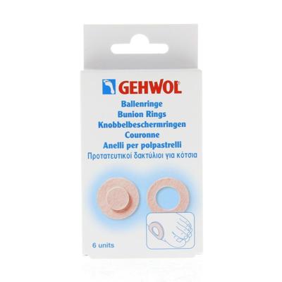 Gehwol Anti Druk Knobbelbeschermringen Rond 6Stuks