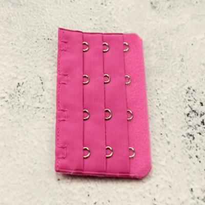 Op en Top BH Verlengstuk / Verlenger 4 Haaks Donker Roze (per stuk)