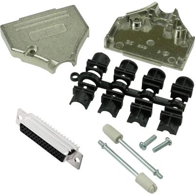 MH Connectors MHDTZK25HD44FS-K D-sub female connectorset 180 ° Aantal polen: 25 Soldeerkelk 1 stuk(s)