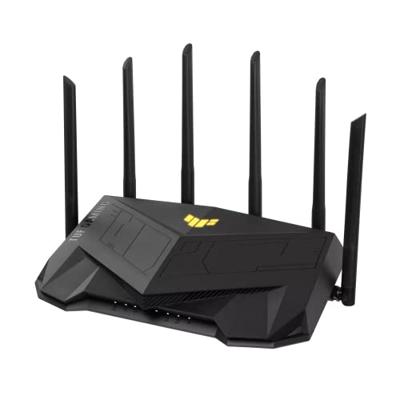 ASUS TUF Gaming AX6000 Dual Band WiFi 6 uitbreidbare gaming-router, 2,5 G Dual Port, speelpoort, mobiele spelmodus, poort-forwarding, netwerkbeveiliging zonder abonnement, bescherming