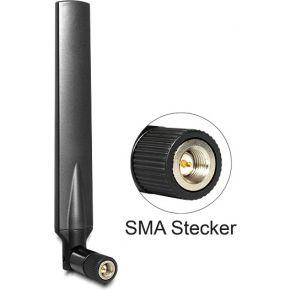 Delock 88451 LTE-antenne SMA-stekker 1 - 4 dBi omnidirectioneel met kantelscharnier zwart Delock 88451 LTE-antenne SMA-stekker 1 - 4 dBi omnidirectioneel met kantelscharnier zwart