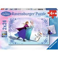 Ravensburger - frozen puzzel: zussen voor altijd 2x24 stuks - thumbnail