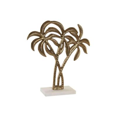 Decoratieve figuren Home ESPRIT Wit Gouden Palmen Tropisch Decoratieve figuren Home ESPRIT Wit Gouden Palmen Tropisch