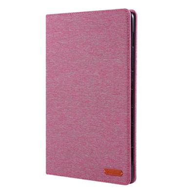 Voor Huawei MediaPad M6 10 8 doek Teature horizontale Flip PU lederen draagtas met met houder & kaartsleuven (Rose Pink)