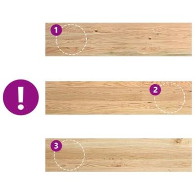 VidaXL Traptreden 4 st 110x30x2 cm onbehandeld massief eikenhout VidaXL Traptreden 4 st 110x30x2 cm onbehandeld massief eikenhout