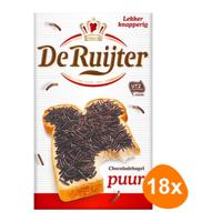 De Ruijter - Chocoladehagel puur - 18x 390g - thumbnail