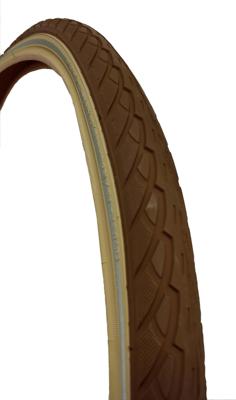 Deli Tire Buitenbanddeli 28x1.75 47-622 bruin/creme