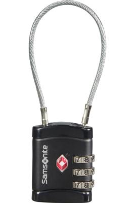 SAMSONITE KABEL CIJFERSLOT Black