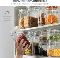 Voorraadpot Fido met klemdeksel - 1.5 liter - thumbnail