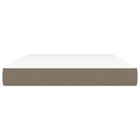 Pocketveringmatras medium 140x190x20 cm stof taupe - thumbnail