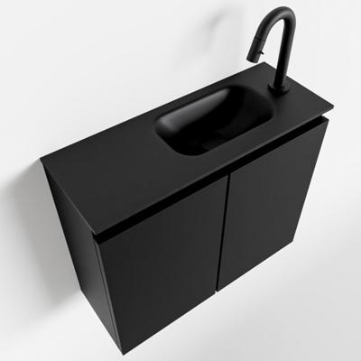 MONDIAZ TURE 60cm toiletmeubel urban. EDEN wastafel urban rechts 1 kraangat