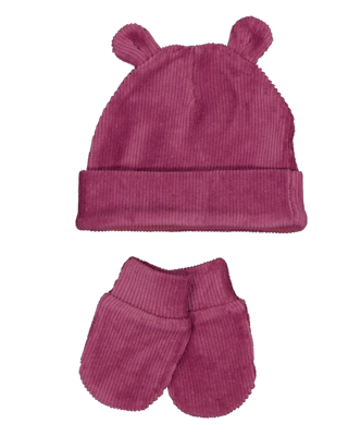 Muts en wanten - Rood Muts en wanten - Rood