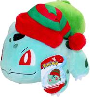 Pokemon Pluche - Winter Bulbasaur with Christmas Hat - thumbnail