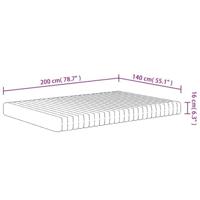 Schuimmatras middelzacht 140x200 cm - thumbnail