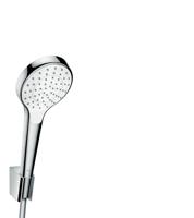 Hansgrohe Croma Select S PorterS badset met Croma Select S 1jet handdouche met wandhouder met Isiflex`B doucheslang 125cm wit/chroom 26420400 - thumbnail
