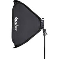 Godox S2 type Bracket Bowens + Softbox 80x80cm + Grid - thumbnail