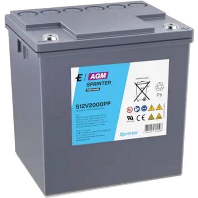 Loodaccu Exide S12V2000PP Loodvlies (AGM) 56.4 Ah 12 V 1 stuk(s) Loodaccu Exide S12V2000PP Loodvlies (AGM) 56.4 Ah 12 V 1 stuk(s)