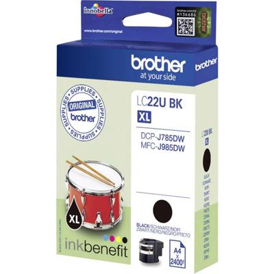 Brother Inktcartridge LC-22U BK Origineel Zwart LC-22 UBK