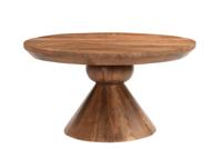 Brix Ronde Ronde Salontafel 'Baltho' Mangohout, 80cm, kleur Bruin - thumbnail