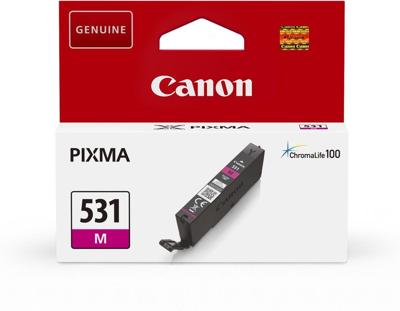 Canon inktcartridge CLI-531, 515 pagina's, OEM 6120C001, magenta