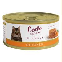 Cadilo Daily Delights - kip in gelei - natvoer kat (70 g) 4 verpakkingen (24 x 70g) - thumbnail