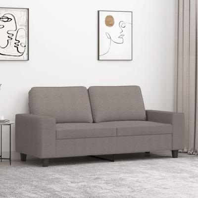 Tweezitsbank 140 cm stof taupe Tweezitsbank 140 cm stof taupe