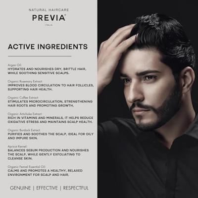 Previa Natural Haircare Hair and Scalp Tonic Conditioner 150ml