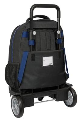 Schoolrugzak met Wielen Naruto Ninja Blauw Zwart 33 x 45 x 22 cm