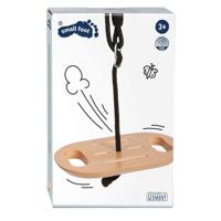Small Foot - houten disc schommel met handgrepen black line - thumbnail