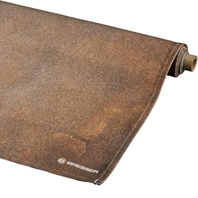 Bresser Achtergronddoek van 100% Katoen - 80 x 120cm - Abstract Brown Blue