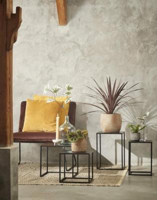 Mica Decorations Bloempot - creme - mat - keramiek - 24 x 22 cm