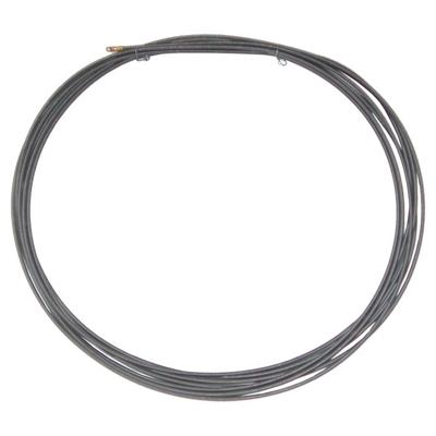 Trekveer staal 40 meter draadtrekken met aan beide zijden een trekoog