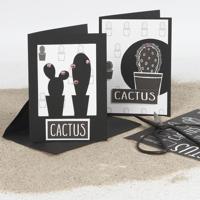 Creativ Company Kaarten en enveloppen, afmeting kaart 10,5x15 cm, afmeting envelop 11,5x16,5 cm, 120+240 gr, naturel, 50 set/ 1 doos - thumbnail