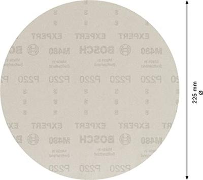 Bosch Accessories EXPERT M480 2608900712 Schuurnet voor wand- en plafondschuurmachine Ongeperforeerd Korrelgrootte (num) 220 (Ø) 225 mm 25 stuk(s)