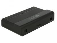 DeLOCK externe usb 3.2 gen 2 4 port hub 10gbps usb-hub (zwart) - thumbnail