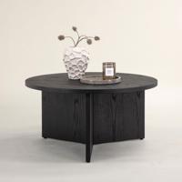 Nohr Ronde Salontafel 'Tammera' 65cm, kleur Zwart - thumbnail