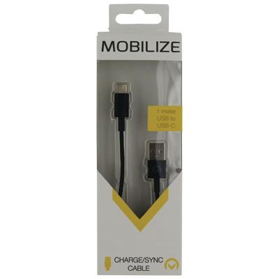 Mobilize USB-C laadkabel 1m zwart Mobilize USB-C laadkabel 1m zwart